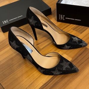 INC International Concepts Black Shoe Box